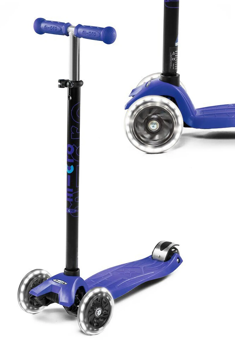 Micro Maxi Plus Led Scooter/Blue - R Exclusive