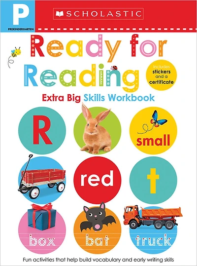 Scholastic Early Learners: Pre-K Ready for Reading Extra Big Skills Workbook - English Edition