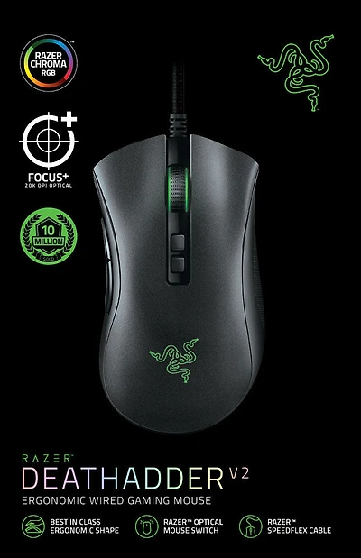 PC - Deathadder V2 Ergonomic Gaming Mouse