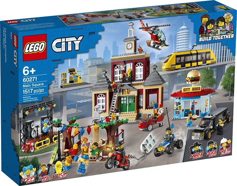 LEGO City Town La place du centre-ville 60271 (1517 pièces)