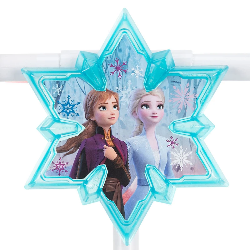 Trottinette préscolaire à 3 roues électro-légère pour enfants Reines des Neiges 2, blanc