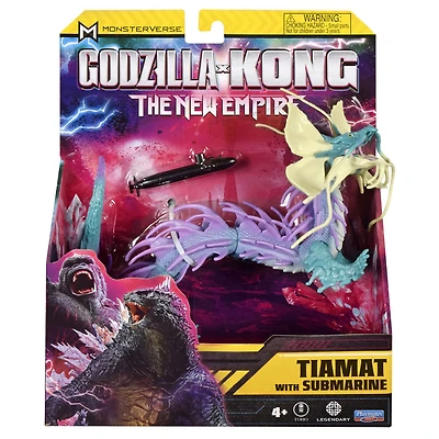 Godzilla x Kong Figurine 6 pouces Tiamat Avec Sous-marin