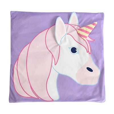 Emoji Unicorn Kids Weighted Lap Blanket (21"x 21") 4lbs