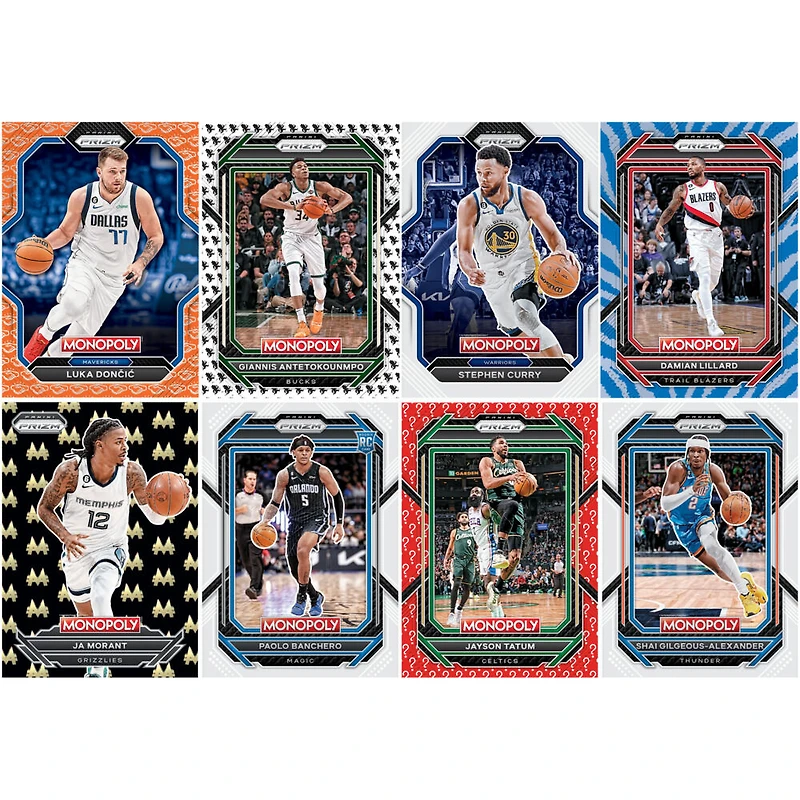 Monopoly Prizm: 2022-23 NBA Trading Cards Booster Box, 24 Prizm Cards, Collect or Use with Monopoly Prizm: NBA Edition Game