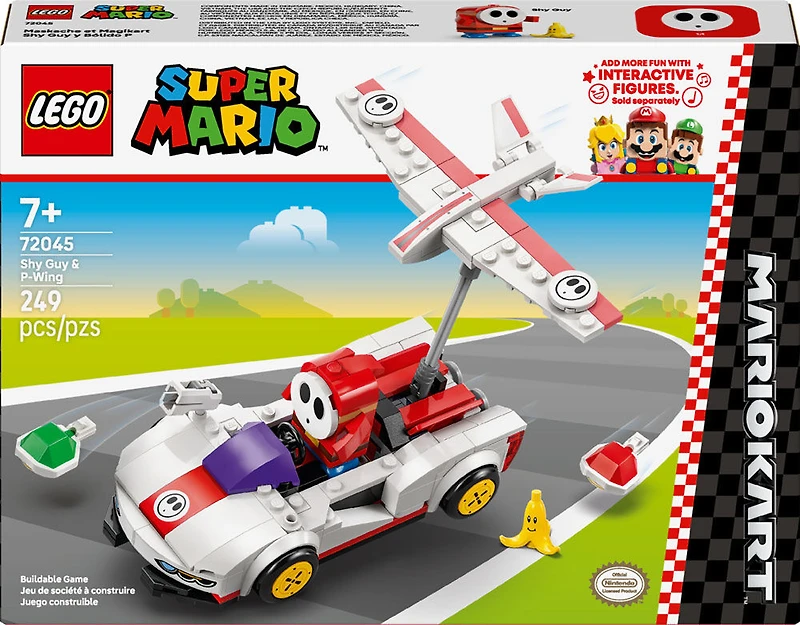 LEGO Super Mario : Mario Kart - Maskache et Magikart, Cadeau d'Anniversaire pour Enfants 72045