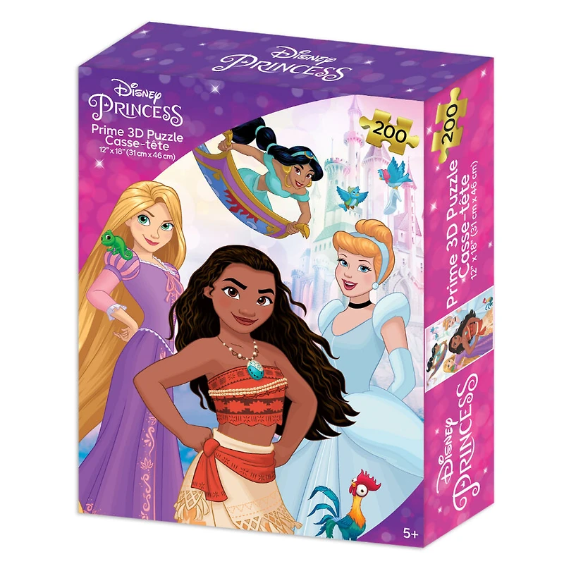 Disney: 3D Puzzles - la Princesse Disney: - 200 pièces
