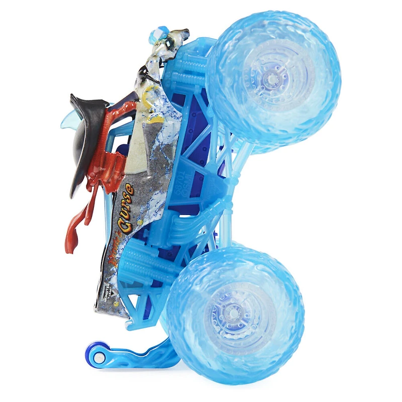 Monster Jam, Monster truck Pirate's Curse officiel, véhicule en métal moulé, série Elementals Trucks, échelle 1:64