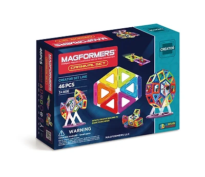 Magformers - Ensemble de carnaval de 46 pièces
