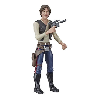 Star Wars Galaxy of Adventures Han Solo with Fun Blaster Feature