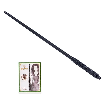 Wizarding World Harry Potter, Spellbinding Wand de Severus Rogue de 30,5 cm avec carte de sort à collectionner