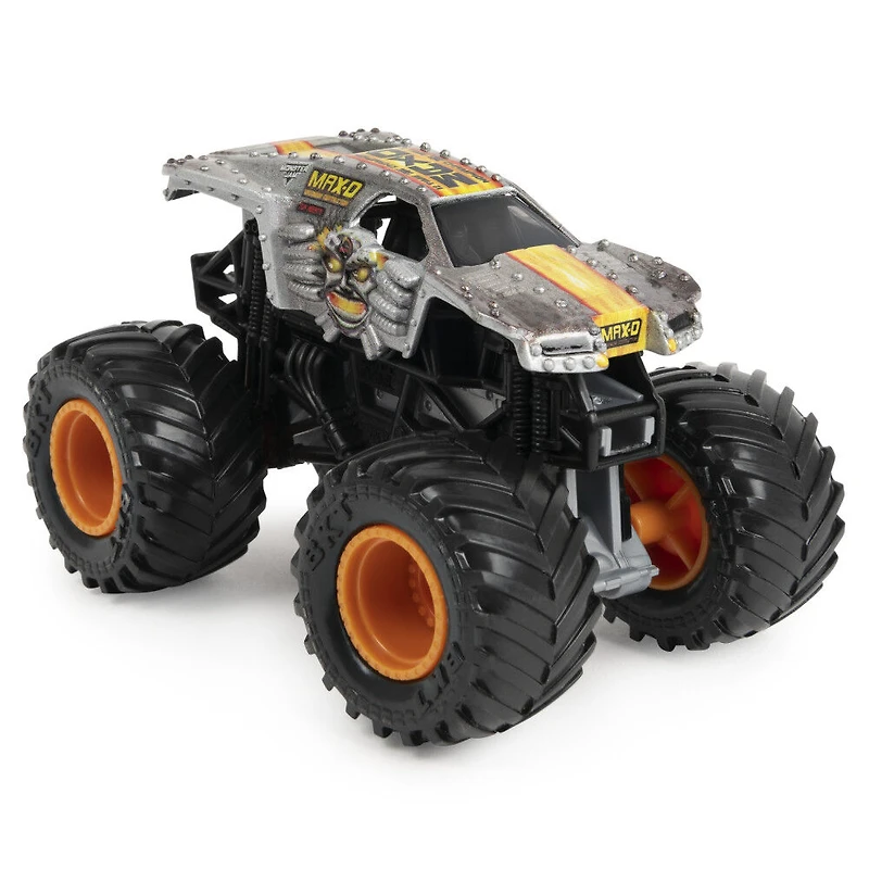 Monster Jam, Coffret Max-D Break Free Playset officiel avec monster truck Max-D exclusif en métal moulé à l'échelle 1:64