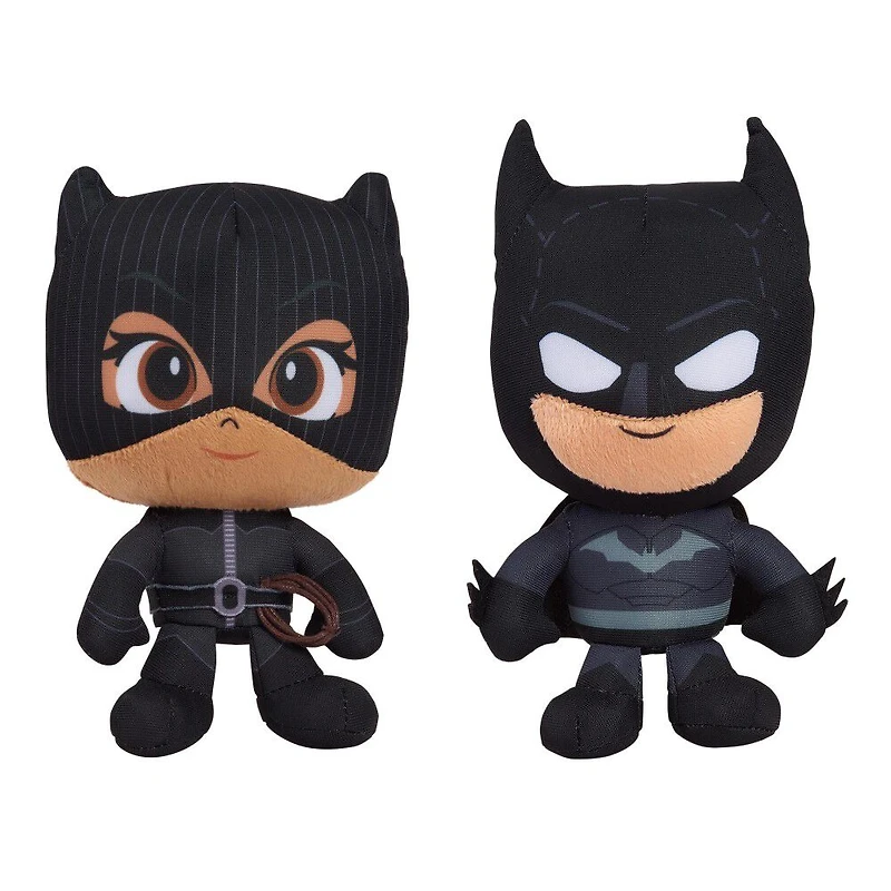 The Batman Small Plush Batman Doll, 7.5-Inch Stuffed Toy, The Batman Movie