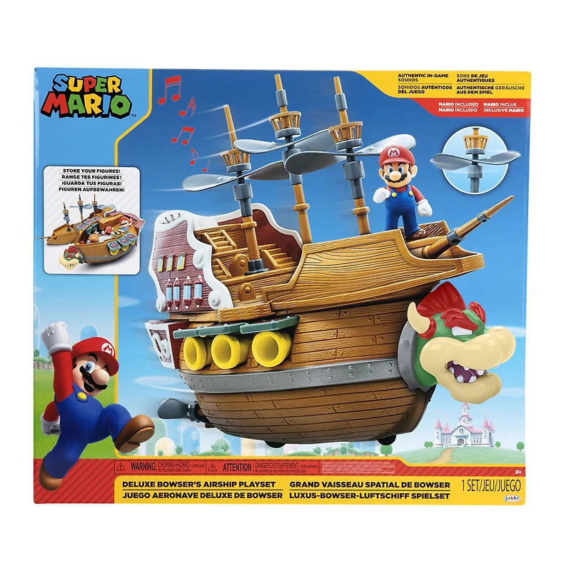 Ensemble De Jeu Nintendo 2,5 Pouces - Navire De Bowser