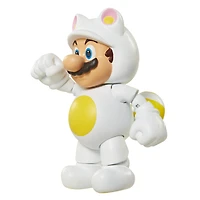 Nintendo - Figures Monde de Nintendo - Tanooki Mario Blanc