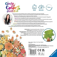 Ravensburger Circle of Colours Flowers 1000pc Puzzle