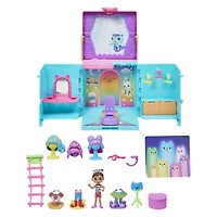 Gabby's Dollhouse, Coffret de jeu transportable Dressing arc-en-ciel avec poupée Gabby