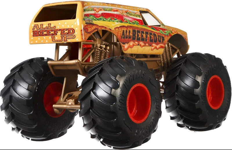 Hot Wheels - Monster Trucks - Véhicule All Beefed Up - Édition anglaise