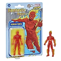 Hasbro Marvel Legends Series Retro 375 Collection Human Torch Action Figure
