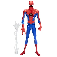 Marvel Spider-Man: Across the Spider-Verse Spider-Man Toy, 6-Inch-Scale Action Figure with Web Accessory, Marvel Toys for Kids Ages 4 and Up