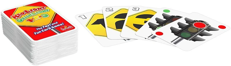Red Light, Green Light, 1-2-3 Card Game - English Edition