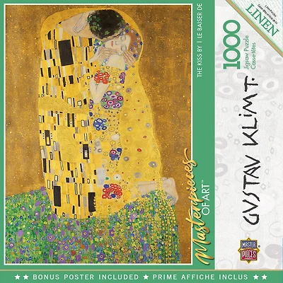 Casse-Tête 1000 Pièces Masterpieces - "The Kiss"