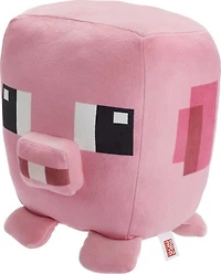 Minecraft Cuutopia 10-in Pig Plush Character Pillow Doll, Collectible Toy