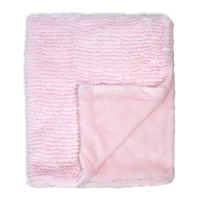 Baby Mode Signature Ridged Plush Blanket