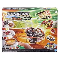 Beyblade Burst QuadDrive Set de combat Cosmic Vector, avec arène Beystadium