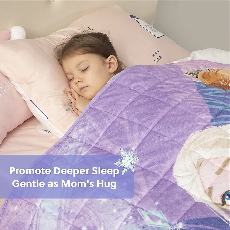 Couverture lestée pour enfants La Reine des neiges de Disney (40 x 60 pouces), 6 lb