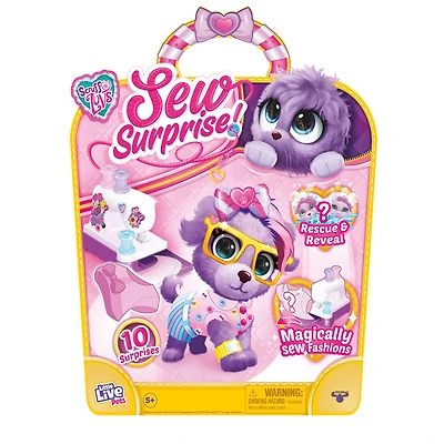 Little Live Scruff-A-Luvs Ensemble De Jeu Surprise Mauve