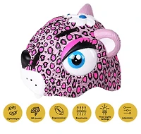 Animiles 3-D kids helmet Pink Leopard one size fits ages 3-8 - English Edition