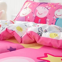 Ensemble Couette Peppa Pig de 5 pièces, Lit dans un Sac