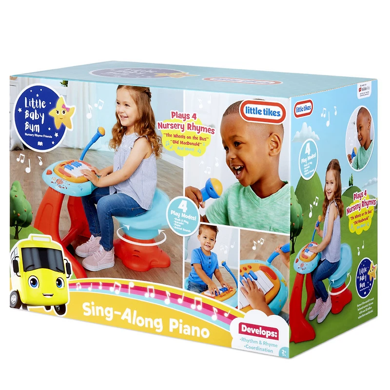 Centre de musique à accompagner pour clavier et piano Little Baby Bum avec microphone fonctionnel