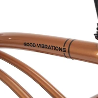 Huffy Good Vibrations Men's Cruiser Bike, Bronze, 26-inch