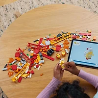 LEGO Super Mario Ensemble d'extension Le manège de la vague de lave 71416; Ensemble de jeu de construction (218 pièces)