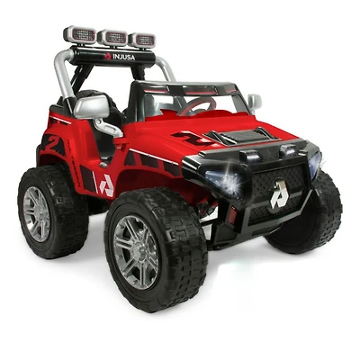 Monster Truck surélevé 24 V INJUSA avec roues en caoutchouc EVA - Édition anglaise