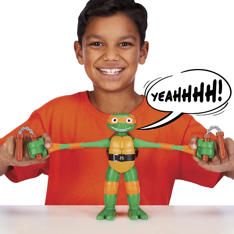 Tales of Teenage Mutant Ninja Turtles: Stretch N Shout Michelangelo Figure - R Exclusive