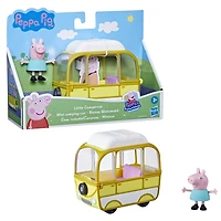 Peppa Pig Peppa's Adventures Mini camping car, inclut figurine Peppa Pig de 7,5 cm