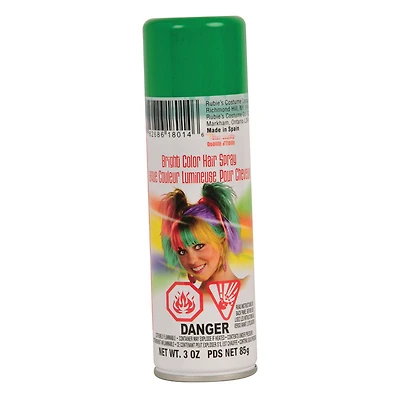 Laque fluorescente pour cheveux - vert