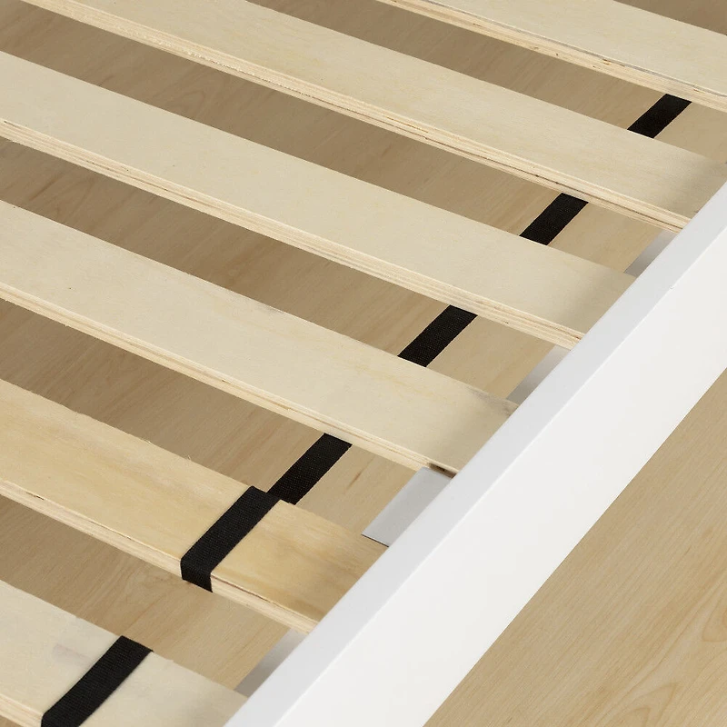 Vito Base de lit Simple Blanc solide