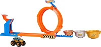 Hot Wheels Monster Trucks Loop and Flip Trophy Challenge Playset