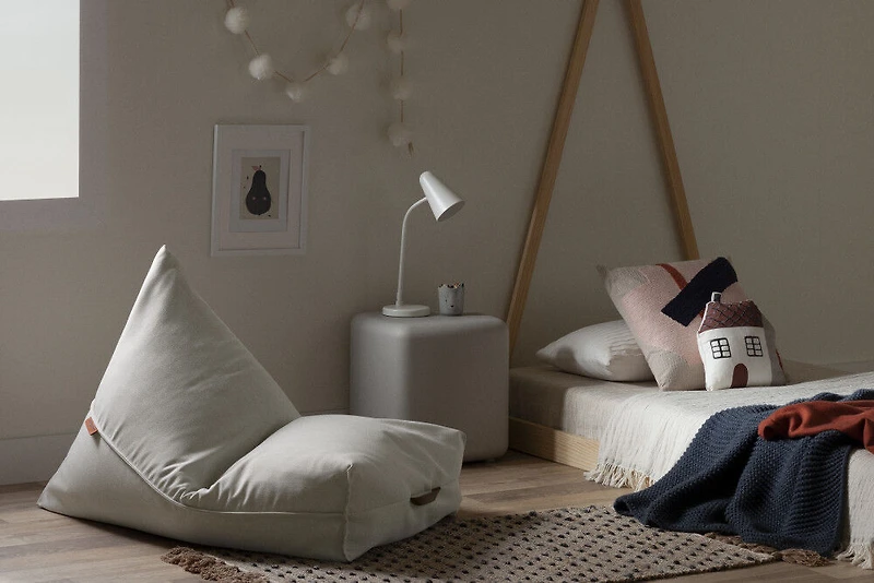 Bebble Kids Bean Bag Light Gray