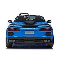 KidsVip 24V Licensed Corvette C8 W/RC- Blue