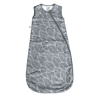 Perlimpinpin-Sac de nuit en mousseline 1.5 TOG-Feuilles charcoal-18-36m