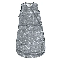 Perlimpinpin-Sac de nuit en mousseline 1.5 TOG-Feuilles charcoal-18-36m