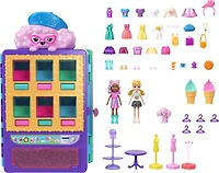 Polly Pocket-Collection bonbon-Coffret avec 2 poupées (8 cm), distributeur, plus de 35 accessoires
