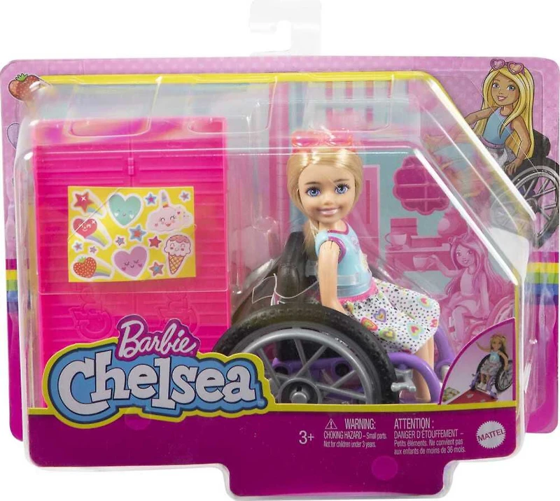 Barbie Chelsea Doll and Wheelchair