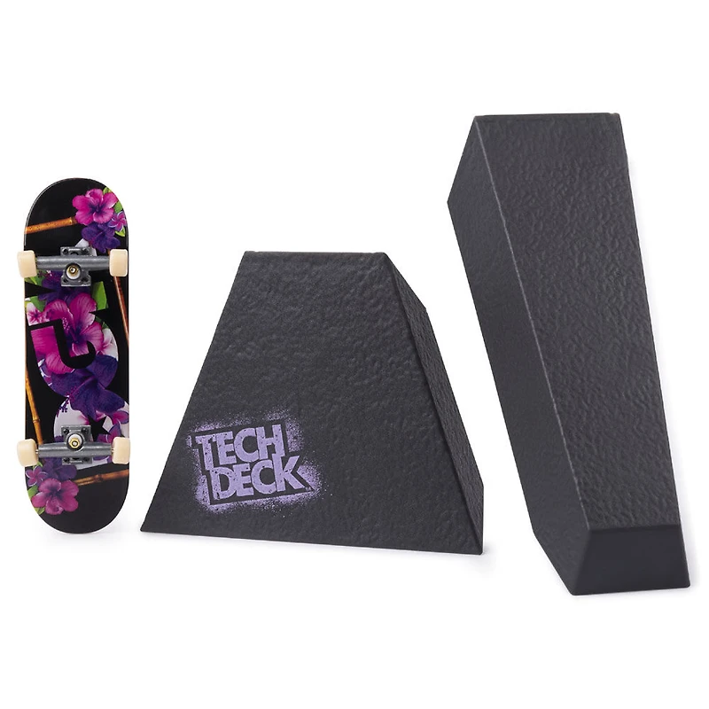 Tech Deck, Street Hits, DGK Skateboards Fingerboard with Sculpture Obstacle