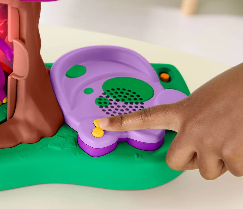 Fisher-Price Barney's World Coffret de jeu Cabane Sons et Lumières