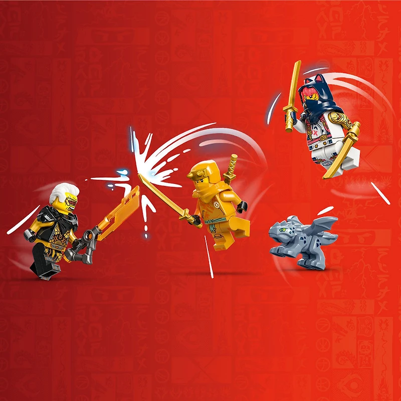 LEGO NINJAGO Le robot bolide transformable de Sora 71792 Ensemble de jeu de construction (384 pièces)